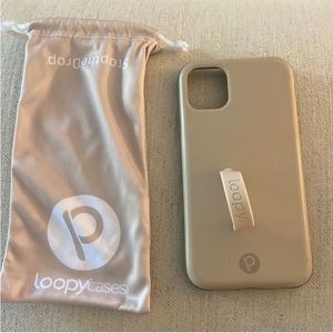 iPhone 11 loopy case in nude